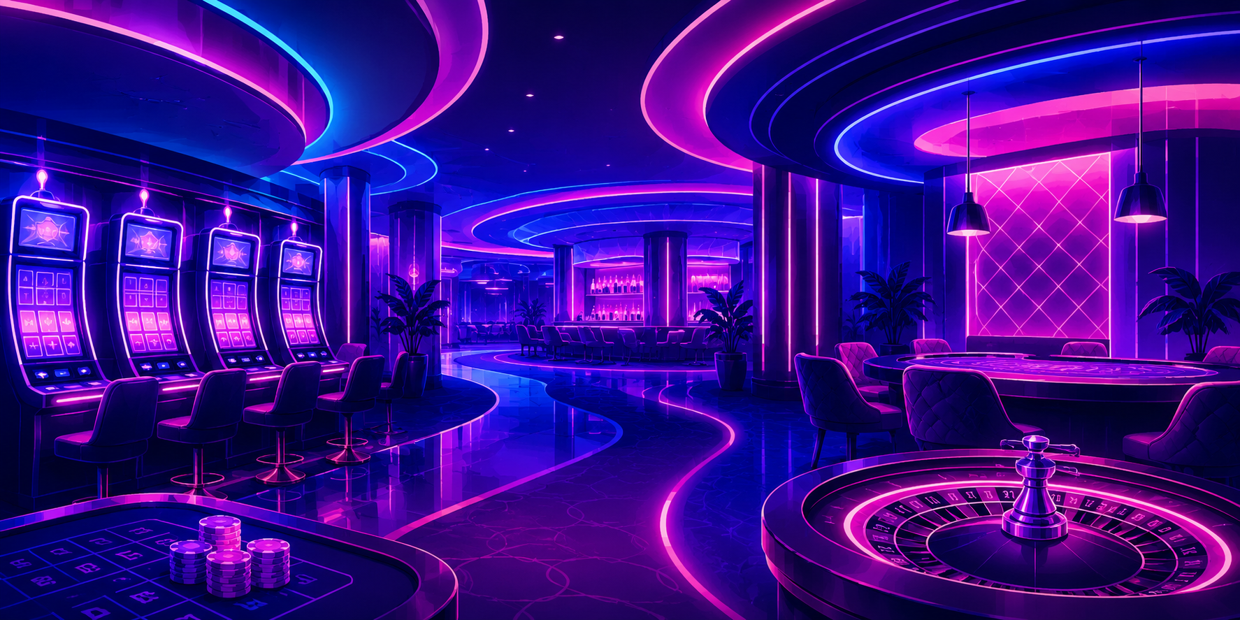 Casino Duisburg gaming floor at CityPalais