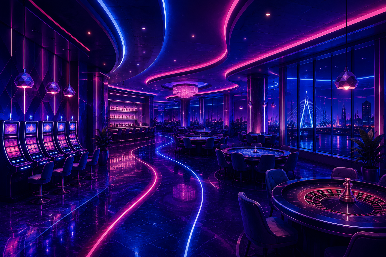 Jackpot slot machines at Casino Duisburg